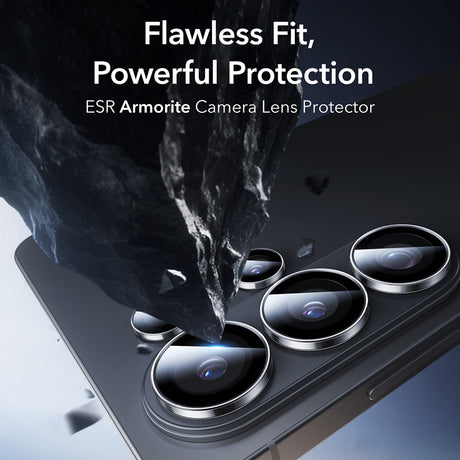 Folie de protectie ESR Armorite Camera Lens Protectors compatibil cu Samsung Galaxy S26 Ultra, Transparent