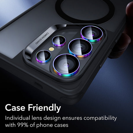 Folie de protectie ESR Armorite Camera Lens Protectors compatibil cu Samsung Galaxy S26 Ultra, Chromatic