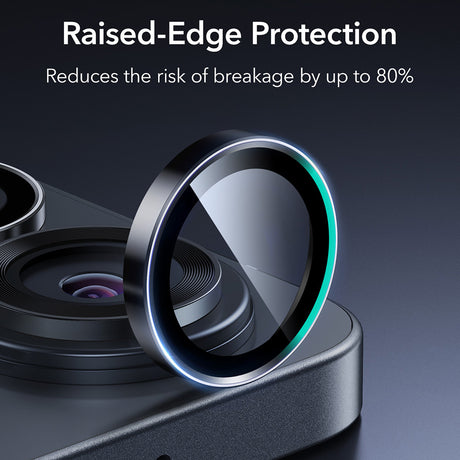 Folie de protectie ESR Armorite Camera Lens Protectors compatibil cu Samsung Galaxy S26 Ultra, Negru