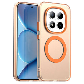 Husa de protectie Techsuit CandyCase MagSafe compatibil cu Xiaomi Redmi Note 15 Pro+ 5G / Poco M8 Pro 5G, Portocaliu