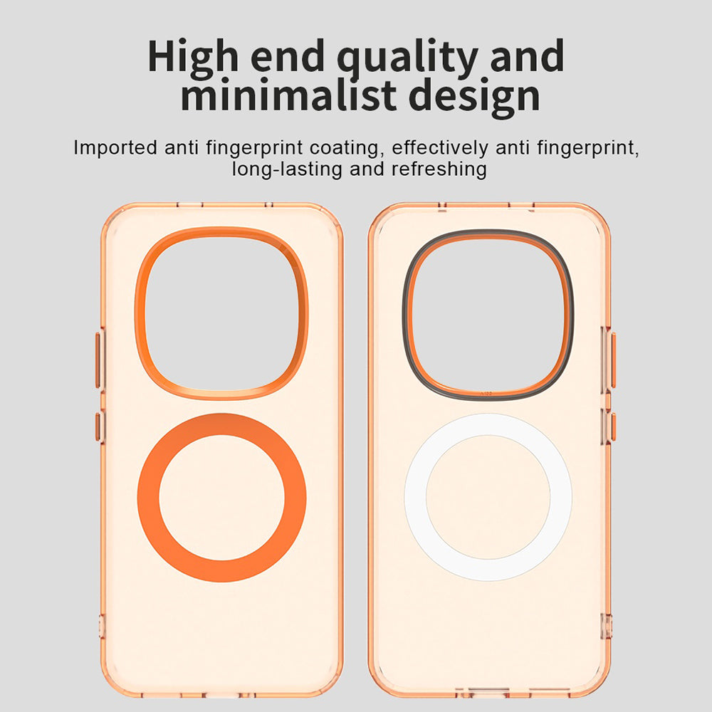 Husa de protectie Techsuit CandyCase MagSafe compatibil cu Xiaomi Redmi Note 15 Pro+ 5G / Poco M8 Pro 5G, Portocaliu