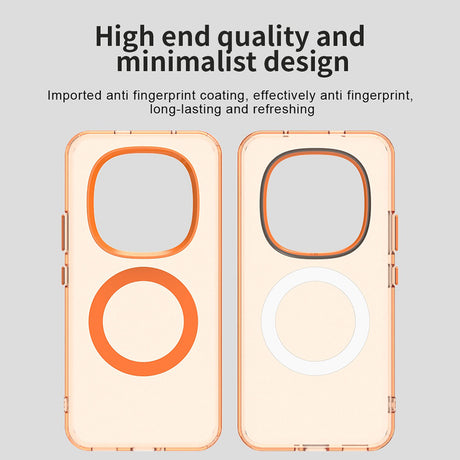 Husa de protectie Techsuit CandyCase MagSafe compatibil cu Xiaomi Redmi Note 15 Pro+ 5G / Poco M8 Pro 5G, Portocaliu