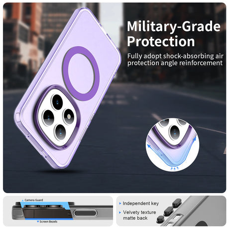 Husa de protectie Techsuit CandyCase MagSafe compatibil cu Xiaomi Redmi Note 15 Pro+ 5G / Poco M8 Pro 5G, Mov