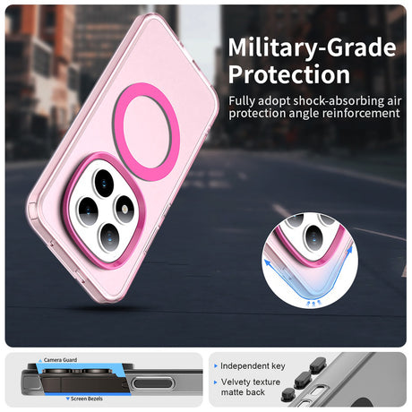 Husa de protectie Techsuit CandyCase MagSafe compatibil cu Xiaomi Redmi Note 15 Pro+ 5G / Poco M8 Pro 5G, Roz