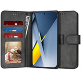 Husa de protectie Techsuit Diary Book compatibil cu Xiaomi Poco F8 Ultra, Negru
