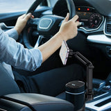 Suport Acefast- Car Holder (D62) Magnetic, with 2 Bases, N52 Magnets, Multi-angle Adjustment, Non‑slip Silicone, Universal, Black