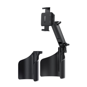 Suport Acefast- Car Holder (D63) with 2 Bases, Reliable Clamps, One-key Opening, Flexible Rod, Non‑slip Silicone, Universal, Black