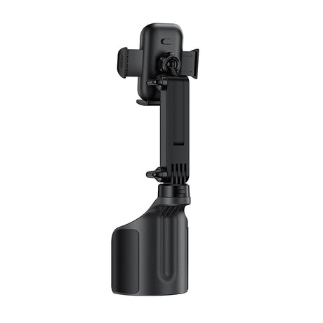 Suport Acefast- Car Holder (D63) with 2 Bases, Reliable Clamps, One-key Opening, Flexible Rod, Non‑slip Silicone, Universal, Black