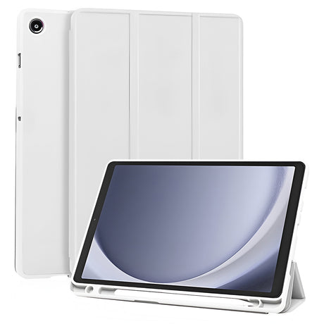 Husa de protectie tableta Techsuit Flex Trifold (with Pencil Holder) compatibil cu Samsung Galaxy Tab A11 / A9, Gri