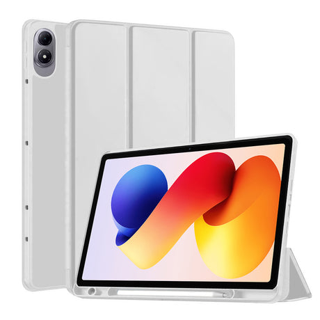Husa de protectie tableta Techsuit Flex Trifold (with Pencil Holder) compatibil cu Xiaomi Redmi Pad 2 Pro, Gri