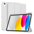 Husa de protectie tableta Techsuit Flex Trifold (with Pencil Holder) compatibil cu iPad 10 (2022) 10.9 / 11 (2025), Gri
