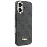 Husa de protectie Guess 4G Script MagSafe (GUHMP17S5P4FWMSK) compatibil cu iPhone 17, Negru