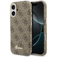 Husa de protectie Guess 4G Script MagSafe (GUHMP17S5P4FWMSW) compatibil cu iPhone 17, Maro
