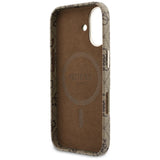 Husa de protectie Guess 4G Script MagSafe (GUHMP17S5P4FWMSW) compatibil cu iPhone 17, Maro