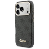Husa de protectie Guess 4G Script MagSafe (GUHMP17L5P4FWMSK) compatibil cu iPhone 17 Pro, Negru