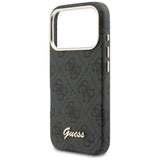 Husa de protectie Guess 4G Script MagSafe (GUHMP17X5P4FWMSK) compatibil cu iPhone 17 Pro Max, Negru