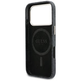 Husa de protectie Guess 4G Script MagSafe (GUHMP17X5P4FWMSK) compatibil cu iPhone 17 Pro Max, Negru