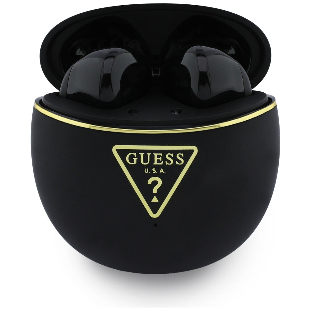 Casti In-ear, BT, TWS - Guess Script Print (GUTWSA15HETK) - Black