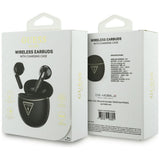 Casti In-ear, BT, TWS - Guess Script Print (GUTWSA15HETK) - Black