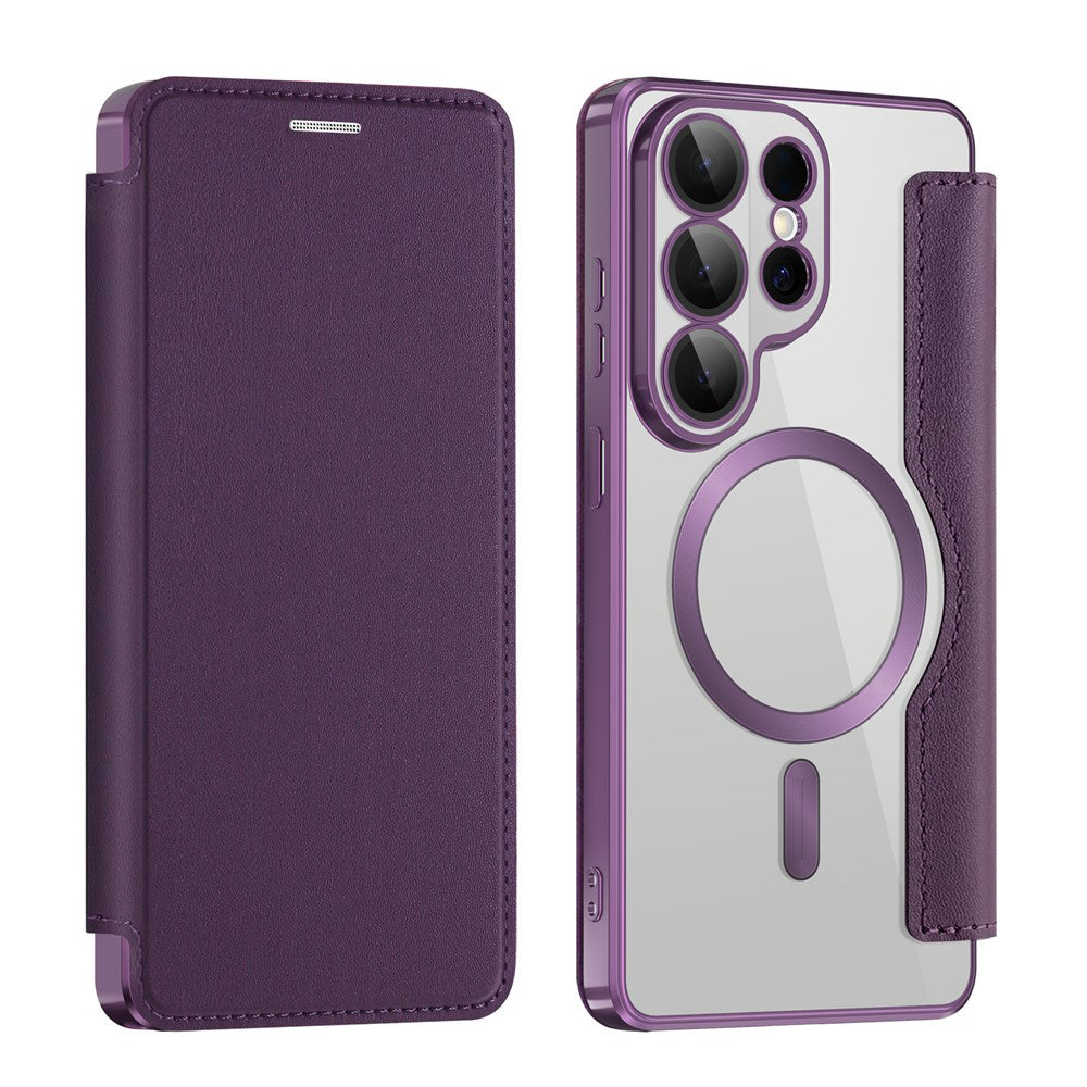 Husa de protectie Techsuit SmartMag Book compatibil cu Samsung Galaxy S26 Ultra, Mov