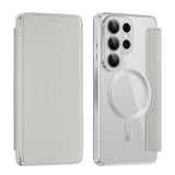 Husa de protectie Techsuit SmartMag Book compatibil cu Samsung Galaxy S26 Ultra, Gri