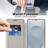 Husa de protectie Techsuit SmartMag Book compatibil cu Samsung Galaxy S26 Ultra, Gri