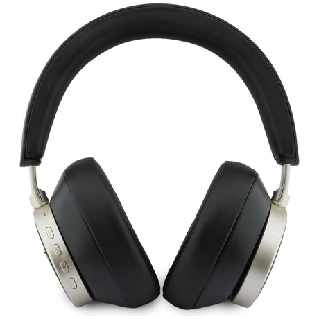 Casti Guess Wireless 4G Triangle Logo (GUBHC15P4MRCTK), Bluetooth, ENC Technology, Over-ear, Eco Leather, Negru