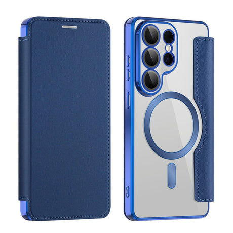 Husa de protectie Techsuit SmartMag Book compatibil cu Samsung Galaxy S26 Ultra, Albastru