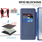 Husa de protectie Techsuit SmartMag Book compatibil cu Samsung Galaxy S26 Ultra, Albastru