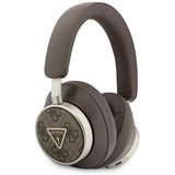 Casti Guess Wireless 4G Triangle Logo (GUBHC15P4MRCTW), Bluetooth, ENC Technology, Over-ear, Eco Leather, Maro