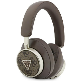 Casti Guess Wireless 4G Triangle Logo (GUBHC15P4MRCTW), Bluetooth, ENC Technology, Over-ear, Eco Leather, Maro