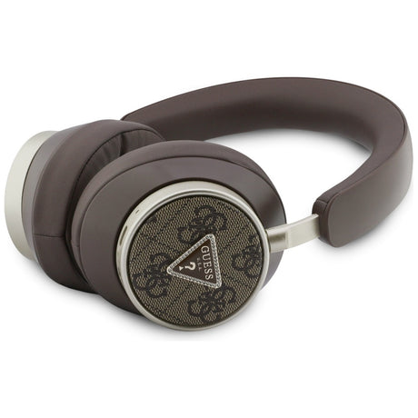 Casti Guess Wireless 4G Triangle Logo (GUBHC15P4MRCTW), Bluetooth, ENC Technology, Over-ear, Eco Leather, Maro