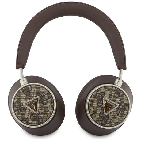 Casti Guess Wireless 4G Triangle Logo (GUBHC15P4MRCTW), Bluetooth, ENC Technology, Over-ear, Eco Leather, Maro