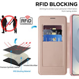Husa de protectie Techsuit SmartMag Book compatibil cu Samsung Galaxy S26 Ultra, Roz