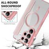 Husa de protectie Techsuit SmartMag Book compatibil cu Samsung Galaxy S26 Ultra, Roz