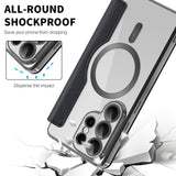 Husa de protectie Techsuit SmartMag Book compatibil cu Samsung Galaxy S26 Ultra, Negru