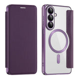 Husa de protectie Techsuit SmartMag Book compatibil cu Samsung Galaxy S26 Plus, Mov