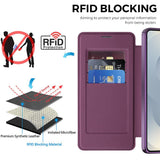 Husa de protectie Techsuit SmartMag Book compatibil cu Samsung Galaxy S26 Plus, Mov