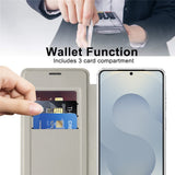Husa de protectie Techsuit SmartMag Book compatibil cu Samsung Galaxy S26 Plus, Gri