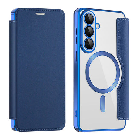 Husa de protectie Techsuit SmartMag Book compatibil cu Samsung Galaxy S26 Plus, Albastru