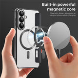 Husa de protectie Techsuit SmartMag Book compatibil cu Samsung Galaxy S26 Plus, Negru