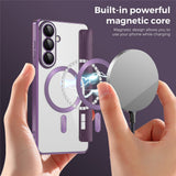 Husa de protectie Techsuit SmartMag Book compatibil cu Samsung Galaxy S26, Mov