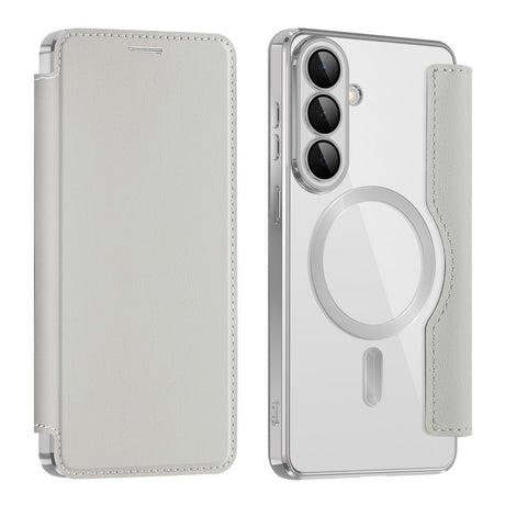 Husa de protectie Techsuit SmartMag Book compatibil cu Samsung Galaxy S26, Gri