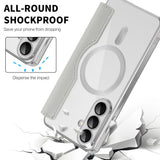 Husa de protectie Techsuit SmartMag Book compatibil cu Samsung Galaxy S26, Gri