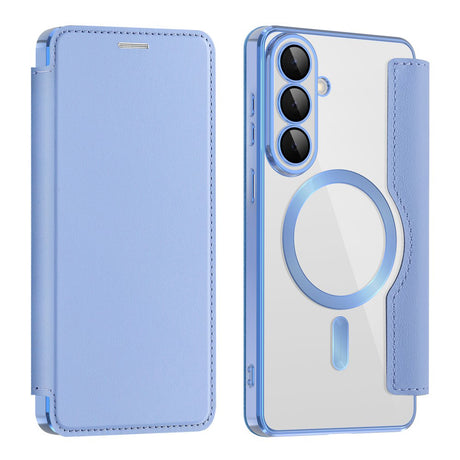 Husa de protectie Techsuit SmartMag Book compatibil cu Samsung Galaxy S26, Albastru Deschis