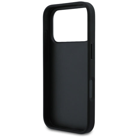 Husa de protectie Karl Lagerfeld Hardcase Rhinestone with K&C Pin (KLHCP17L6PRKCLK) compatibil cu iPhone 17 Pro, Negru