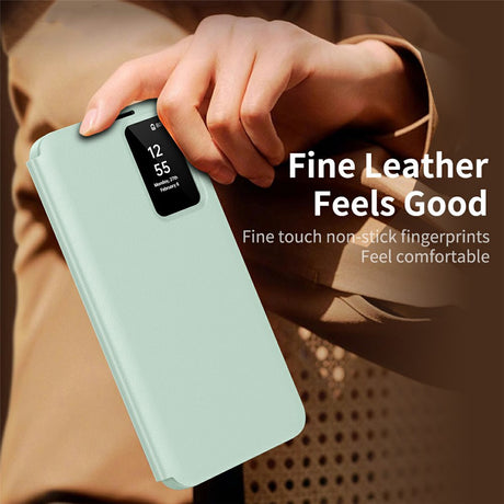 Husa de protectie Techsuit SmartView Series compatibil cu Samsung Galaxy S26 Ultra, Verde