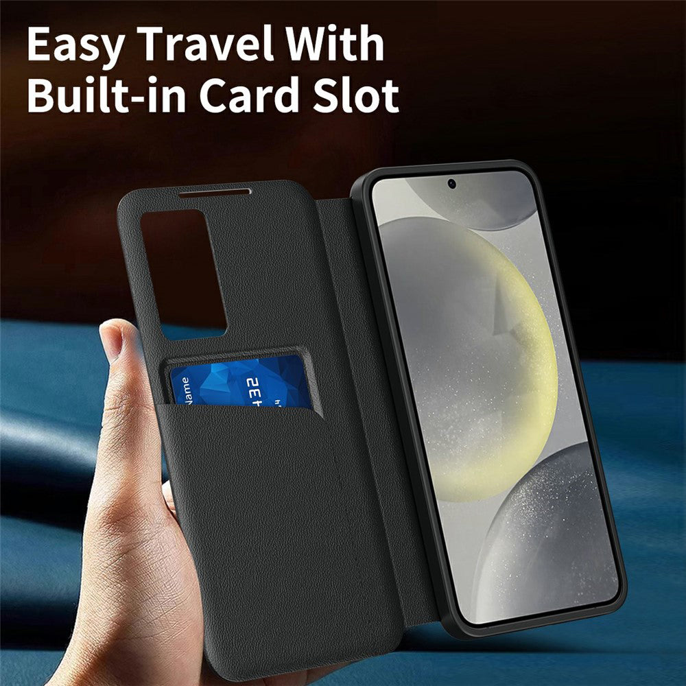 Husa de protectie Techsuit SmartView Series compatibil cu Samsung Galaxy S26 Ultra, Negru