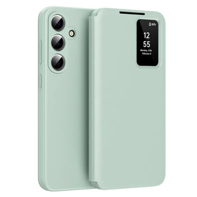 Husa de protectie Techsuit SmartView Series compatibil cu Samsung Galaxy S26 Plus, Verde