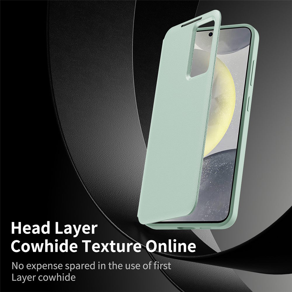 Husa de protectie Techsuit SmartView Series compatibil cu Samsung Galaxy S26 Plus, Verde